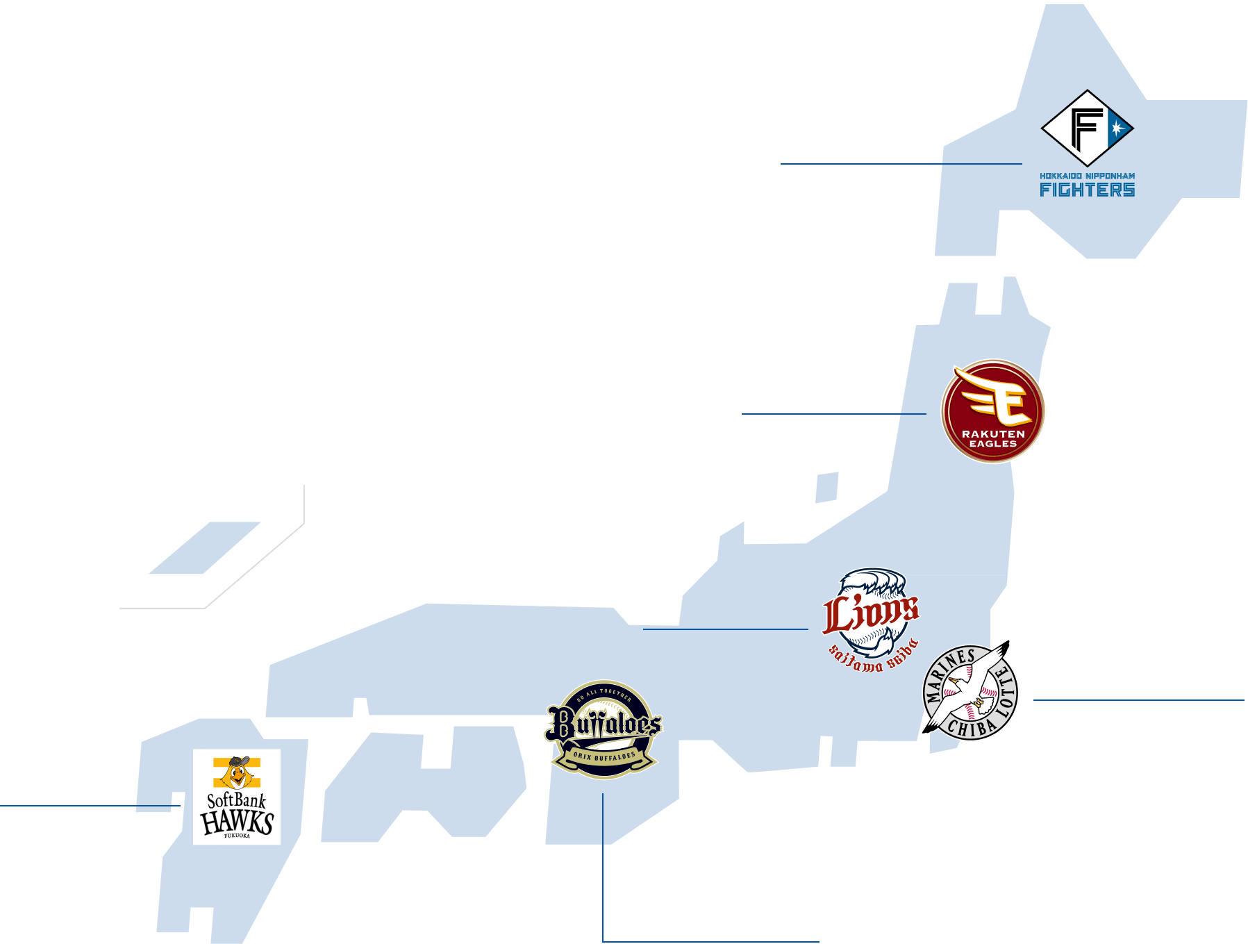 日本地図フランチャイズエリア